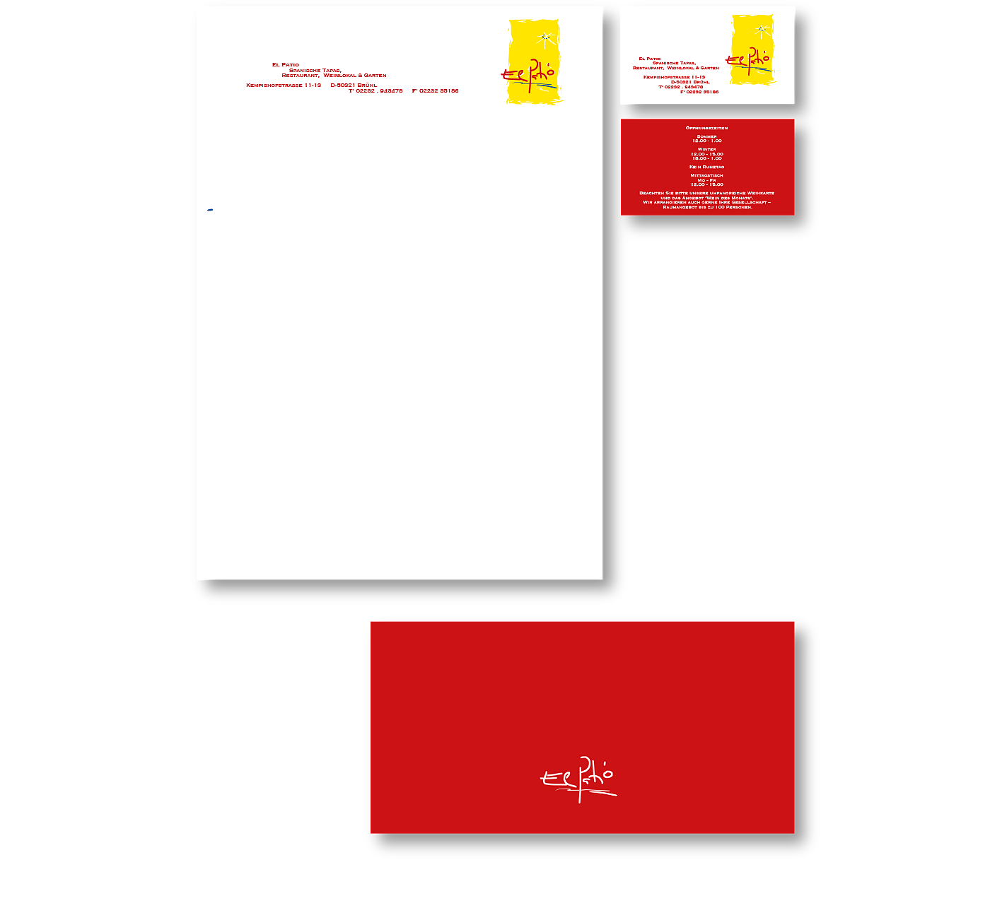 busines card CI corporate identity letterhead logo Stationery Food  menu