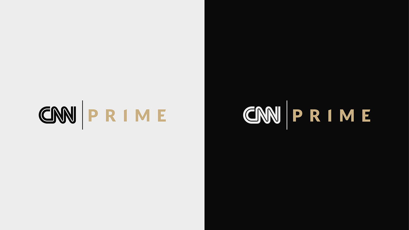 branding  broadcast television chile Logotipo brand identity Graphic Designer CNN prime