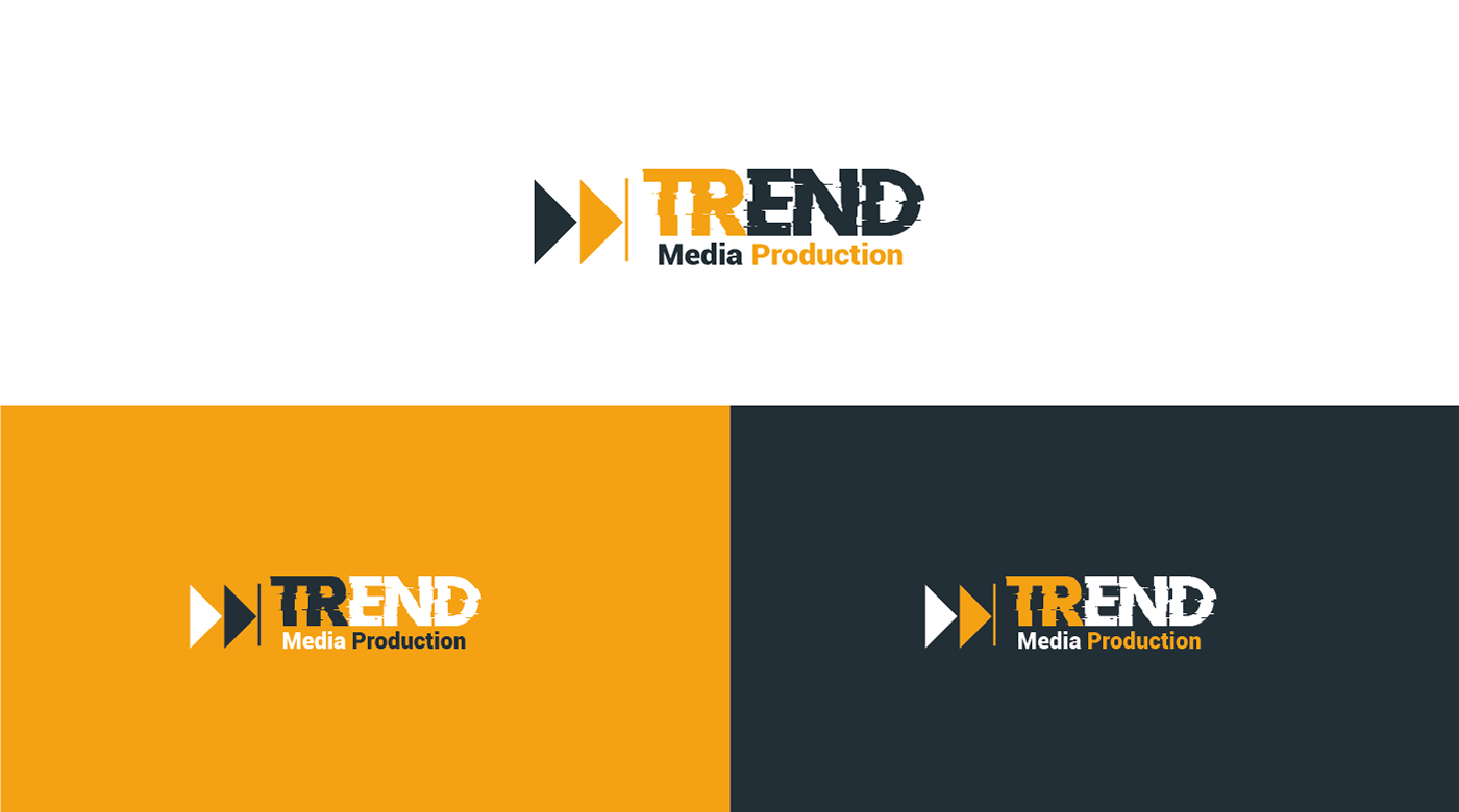 brand identity logo Production Trend Media art branding  brand identity company film  production film makers media production