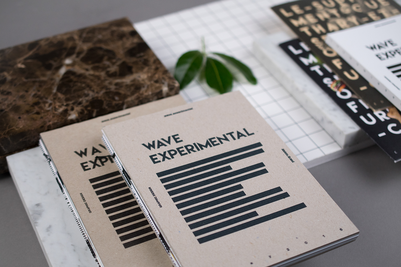 edition wave Surf graphisme Bookbinding