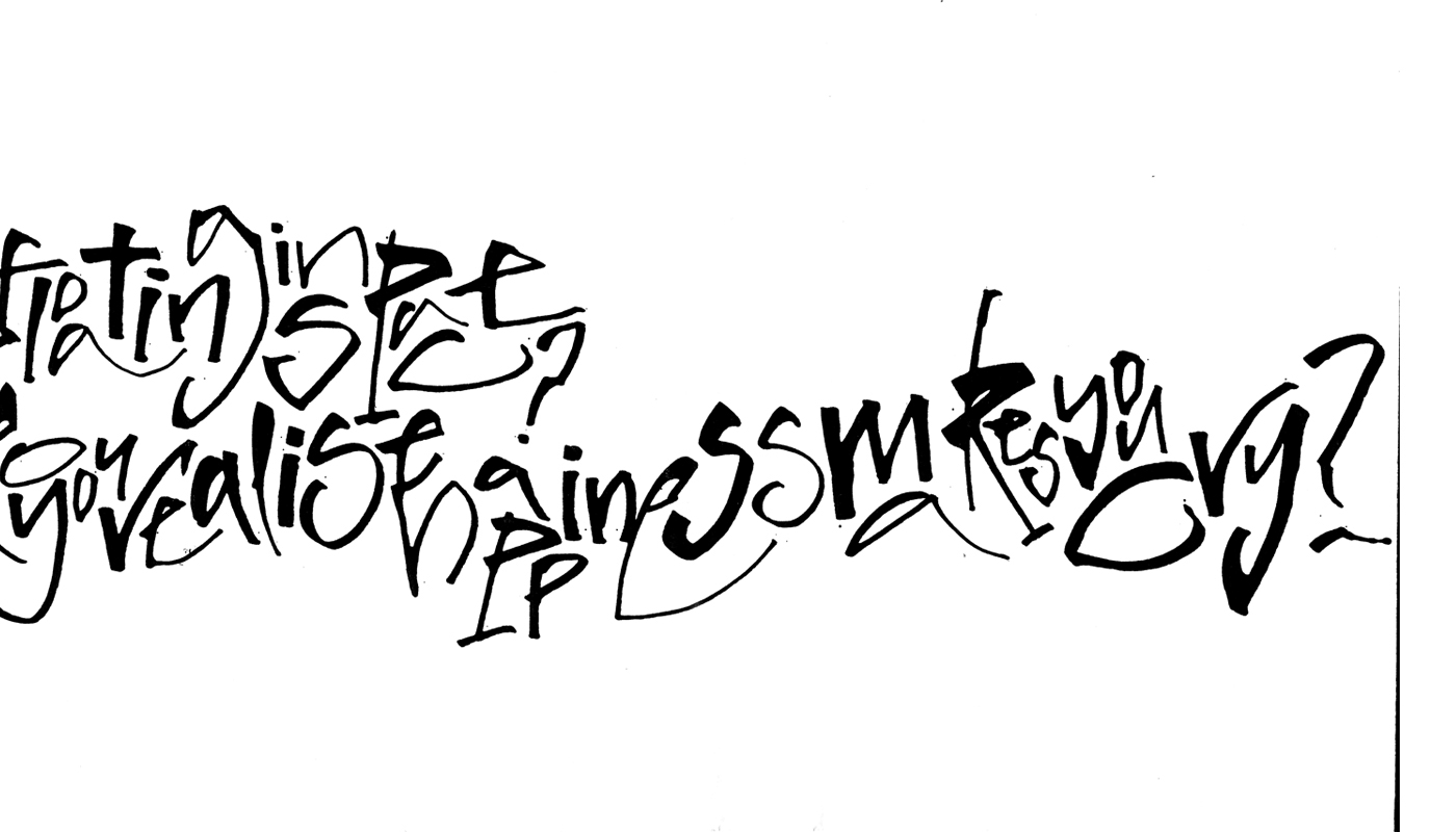 Calligraphy   lettering typography   experimental ink artist arts writing 