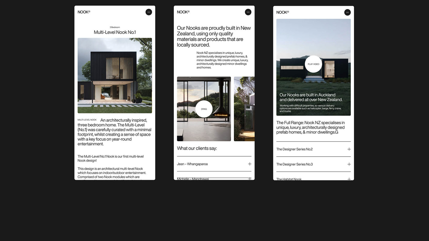 architecture minimal minimalist portfolio UI ux Web Webdesign Website Website Design