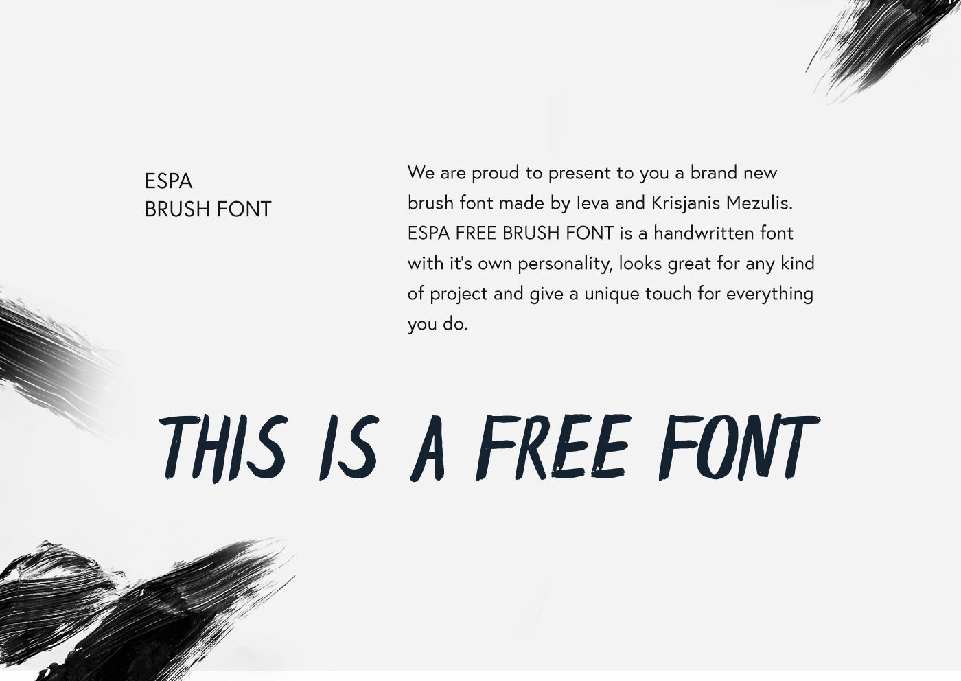 Free font Typeface font wildones wildtype brush handwritten hand made freebie