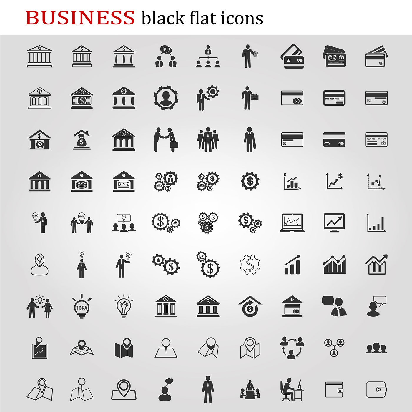 icons set universal flat icons black icons universal black flat Universal icons icon set icons set