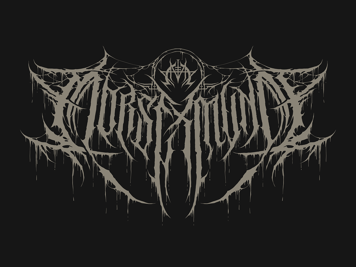 art artwork Deathmetal logo Logo Design metal visual identity