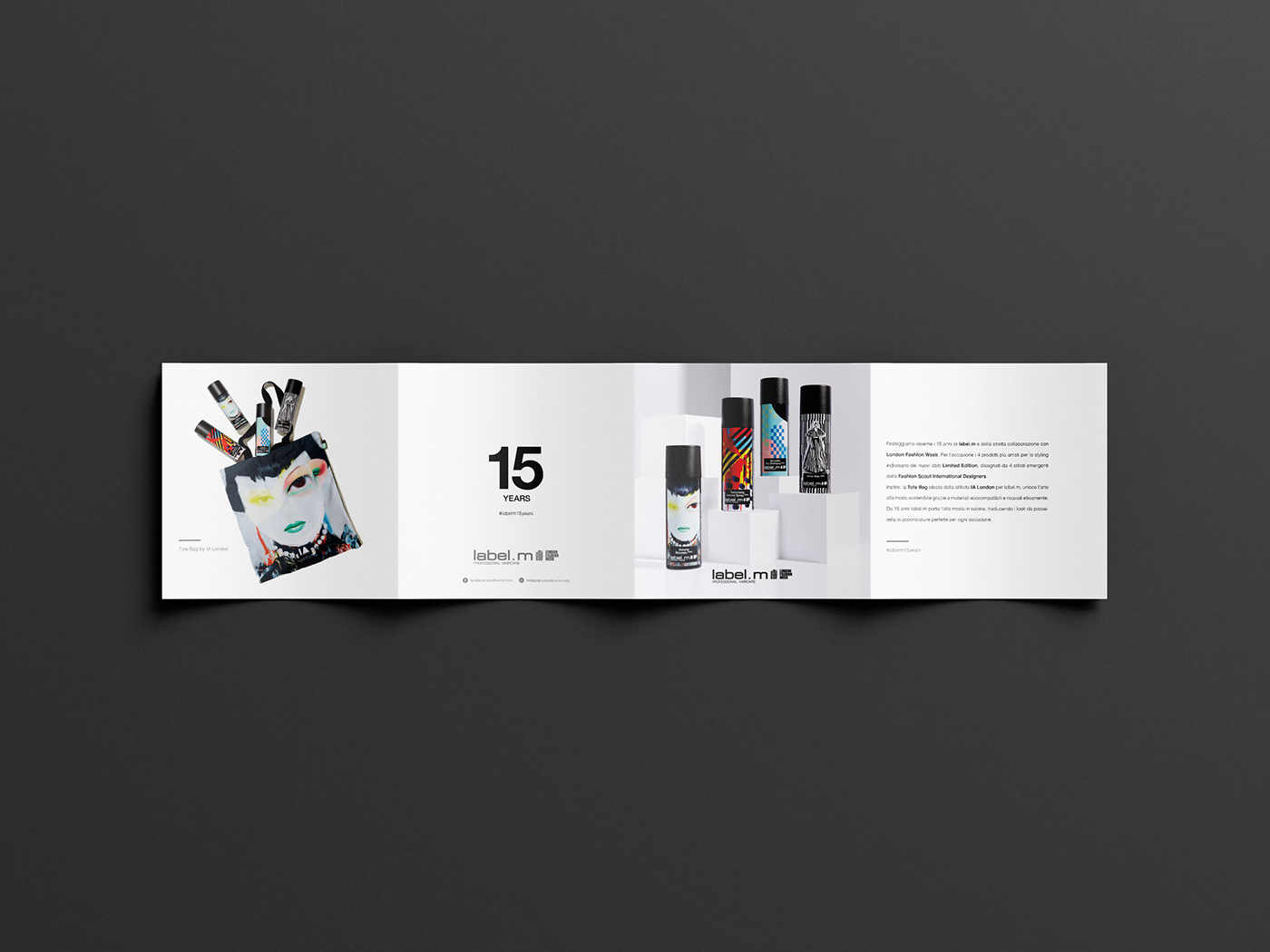 brochure catalog depliant design graphic Illustrator InDesign product square styling 