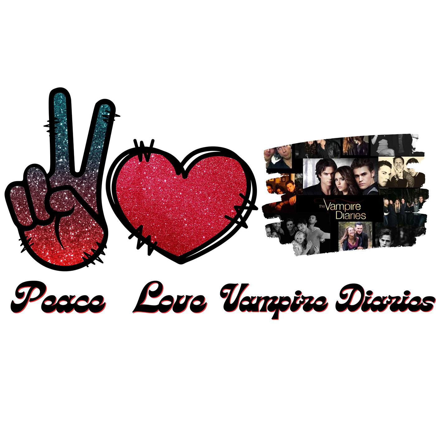 peace Love vampire ILLUSTRATION  Digital Art  Graphic Designer dairies