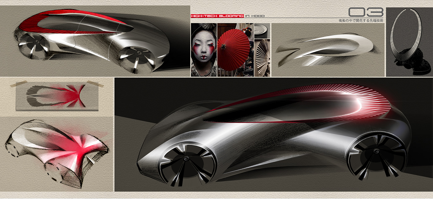 3D 3dart car cardesign concept art conceptcar digital painting sketch Vehicle