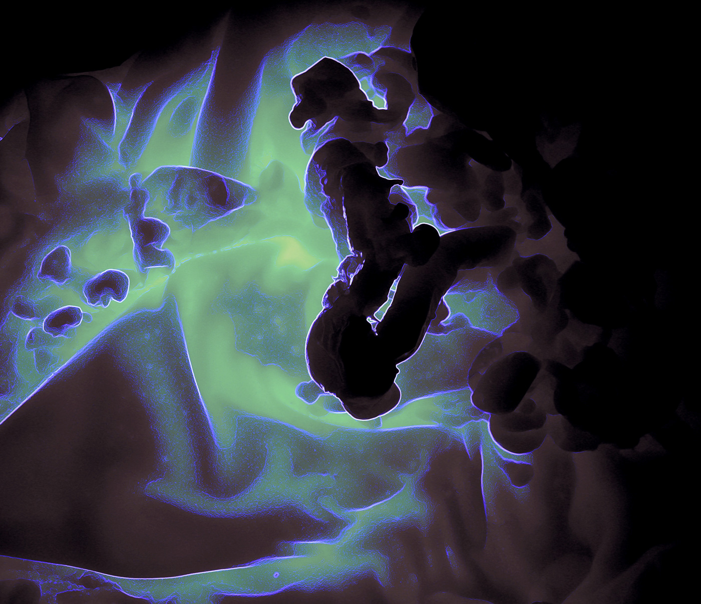 wax molten Liquid neural brain sci-fi sculpture cyber candle future