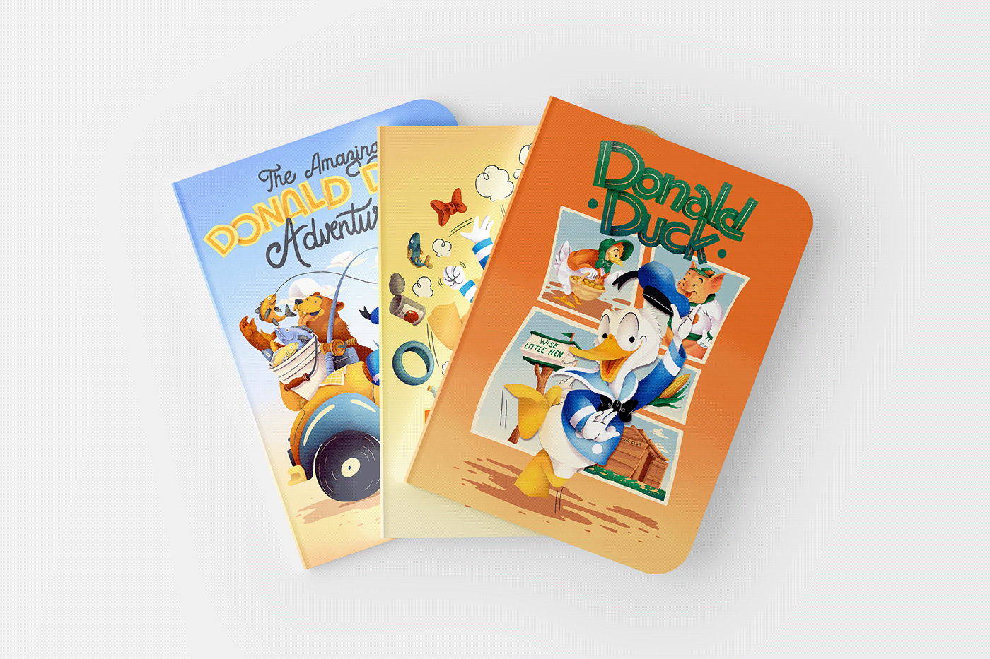 disney donald ILLUSTRATION  Advertising  products Packaging duck poster pattern comic