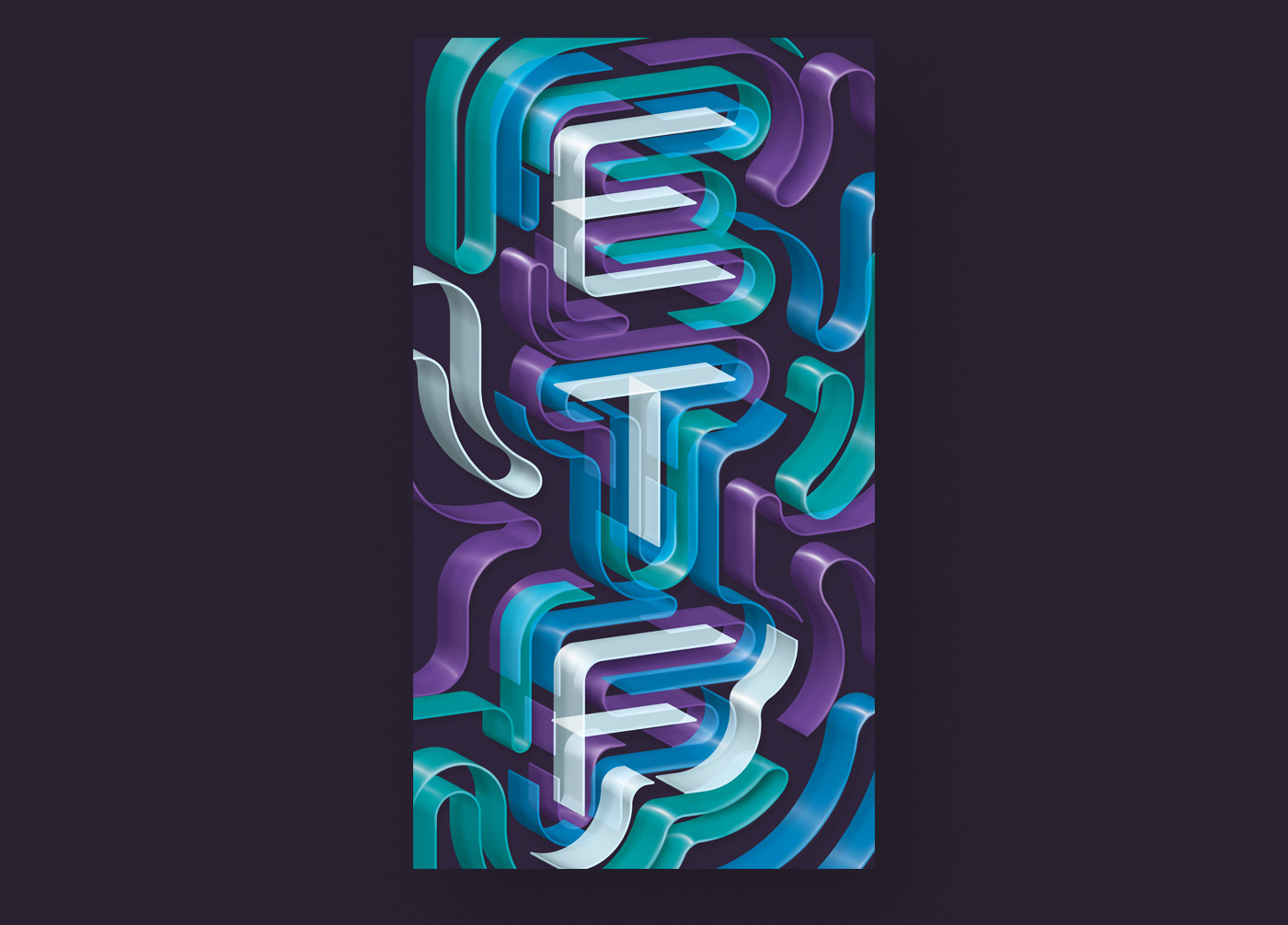 typography   lettering 3D magazine vector type font Transparency Dow Jones editorial