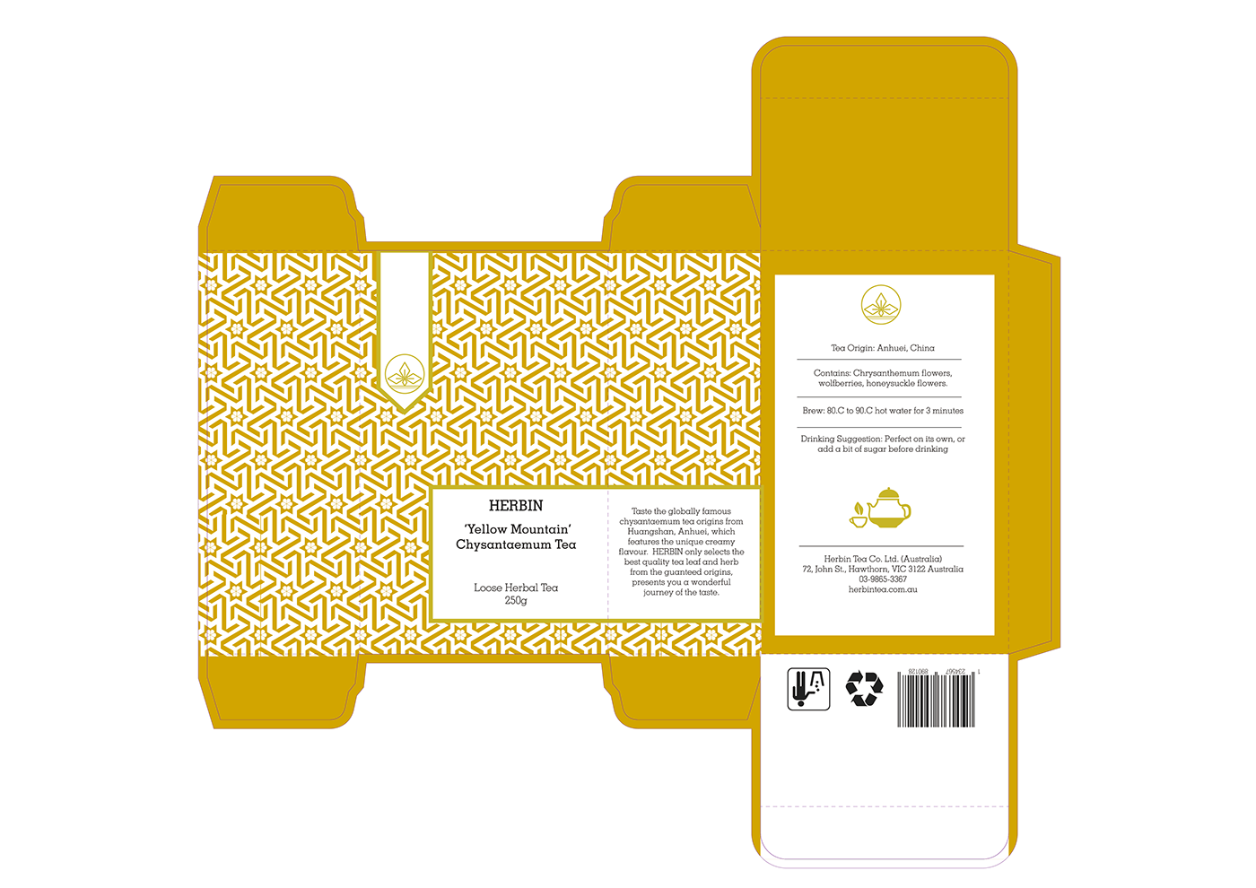 Packaging branding  Printing tea