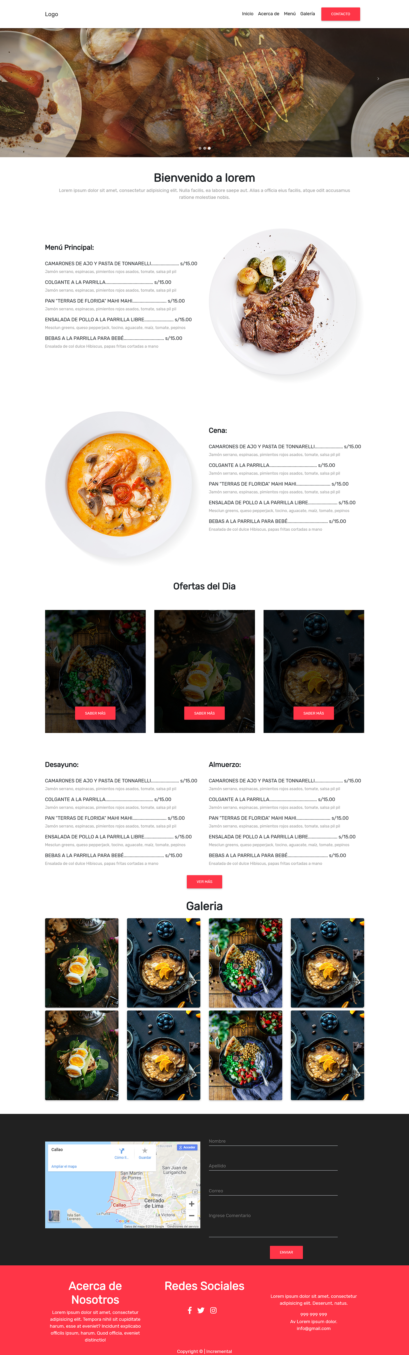 Diseño web Paginas web Web paginas programador diseñador grafico diseñador restaurante