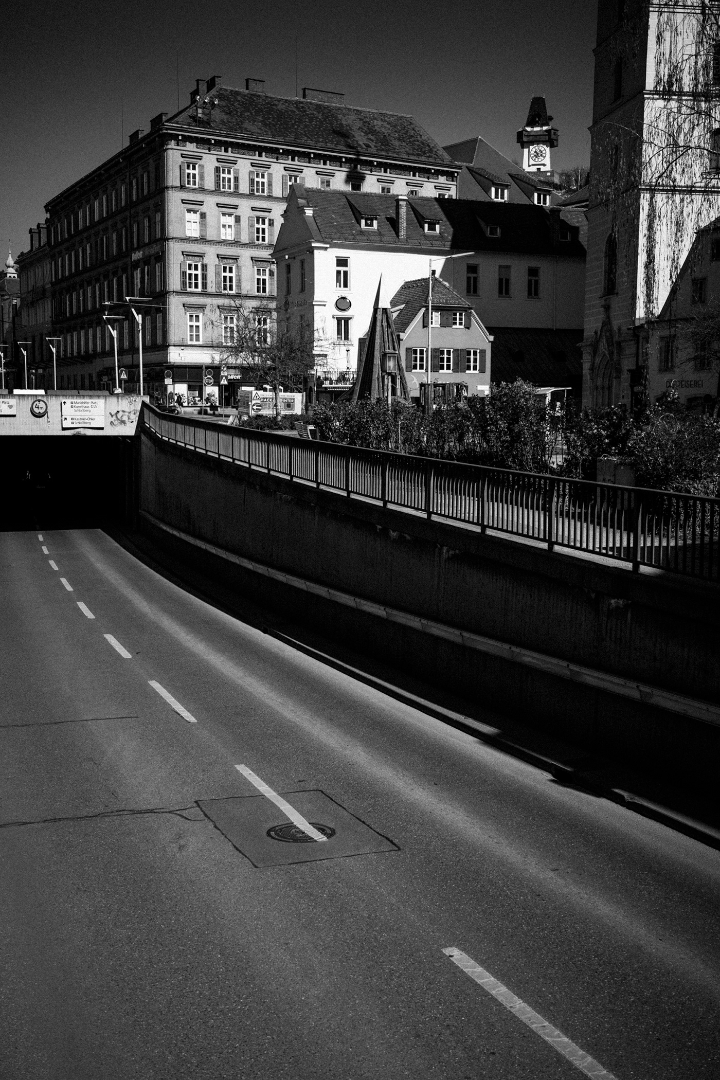 austria black and white city Coronavirus COVID19 crises Documentary  empty streets graz Photography 