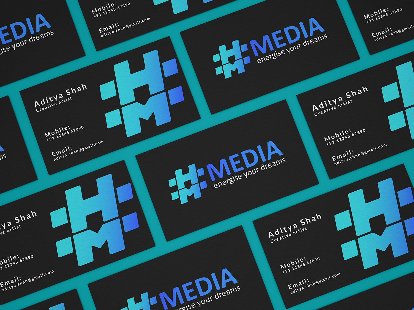 animation  blue branding  card green hash hashtag logo media stamp
