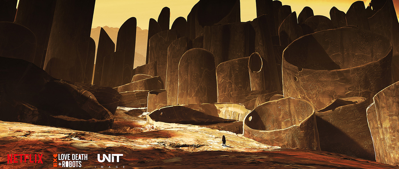 alien desert exoplanet geological maze Netflix rock Sciencefiction Scifi SF