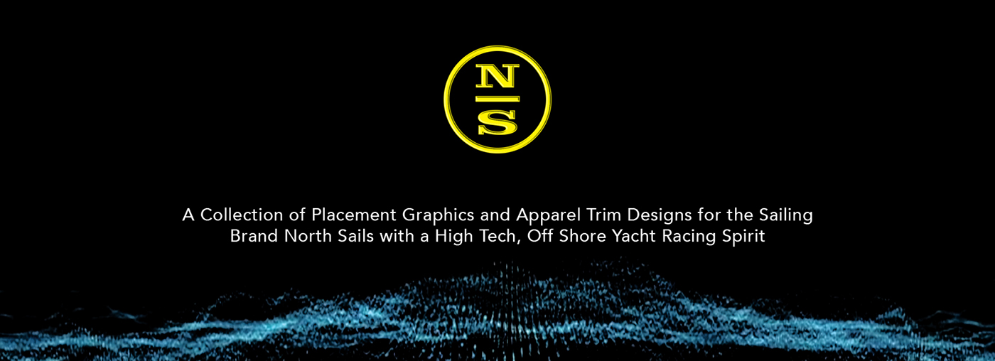 apparel graphics Placement print Yachting north sails Sailing Clothing nautical Yacht racing trims and branding Apparel Design