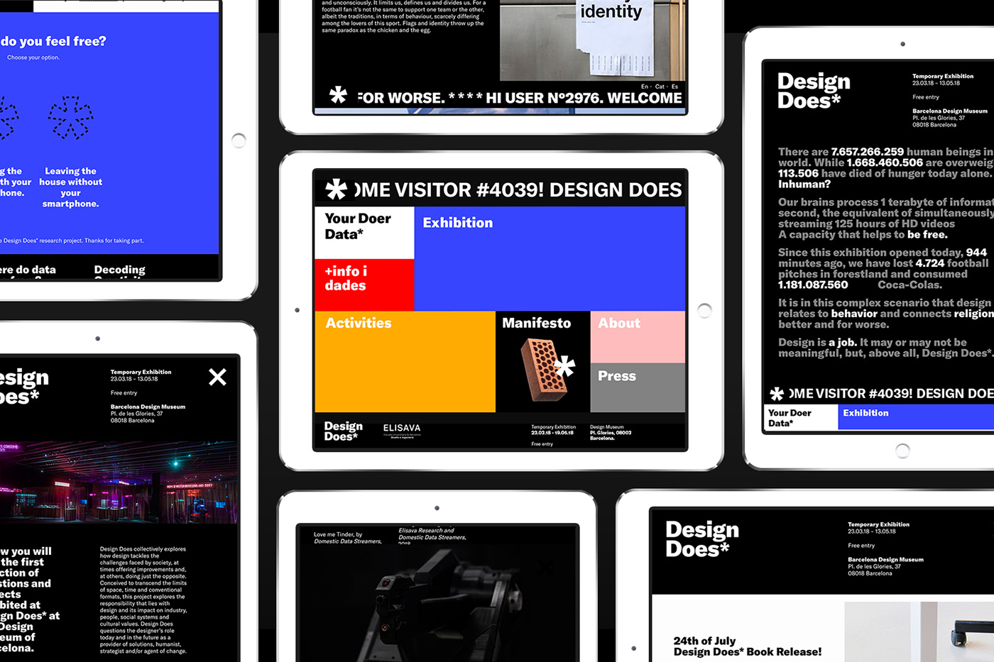 communication Web Design  Exhibition  design art direction  Censored creative elisava Museu del Disseny barcelona