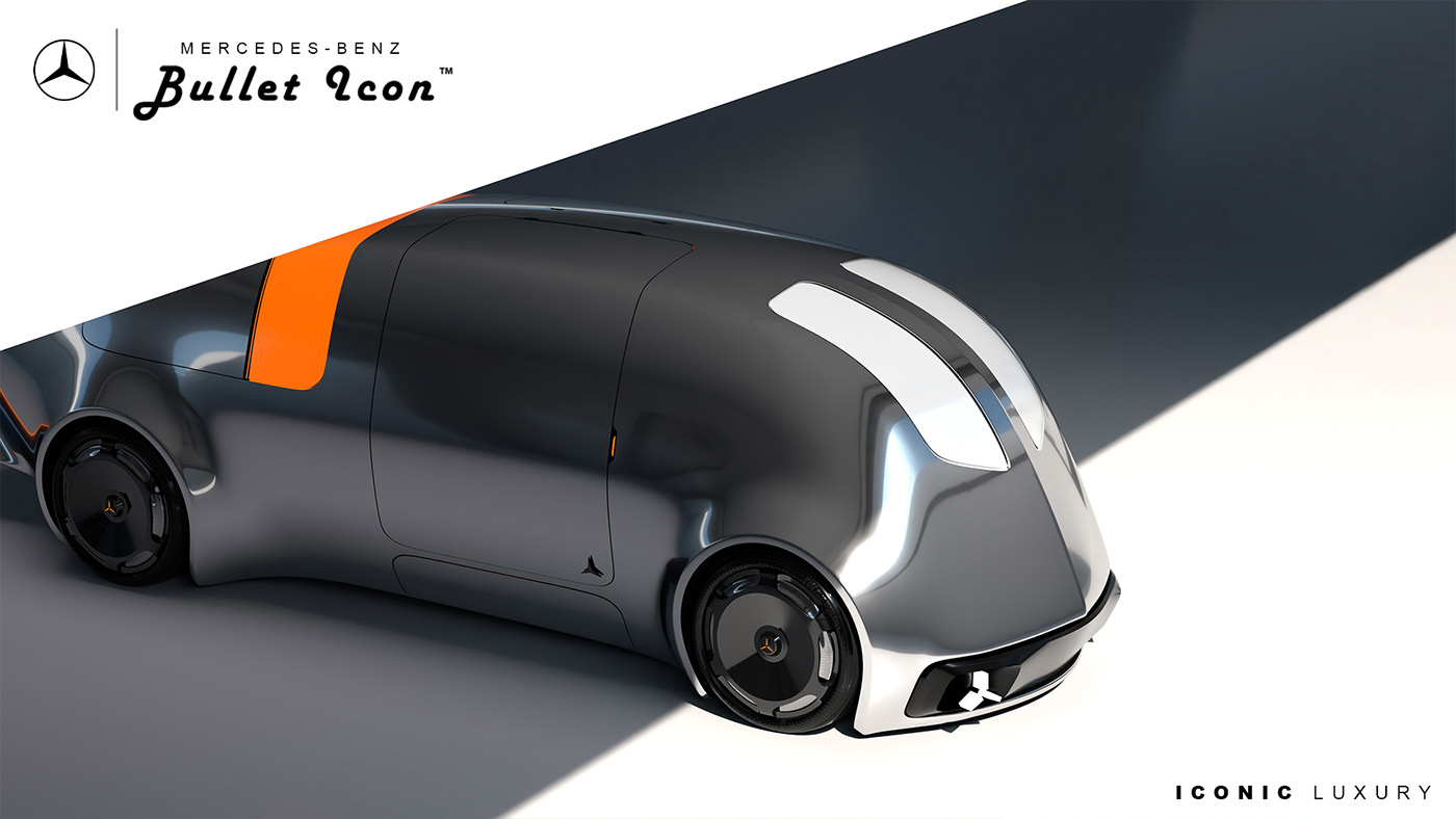 design cardesign automotive   3D blender mercedes-benz iconic luxury Retro Streamline