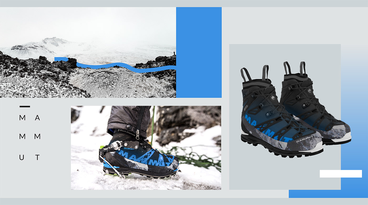 color footwear hiking mammut mountaineering Outdoor shoes snow sport trekking