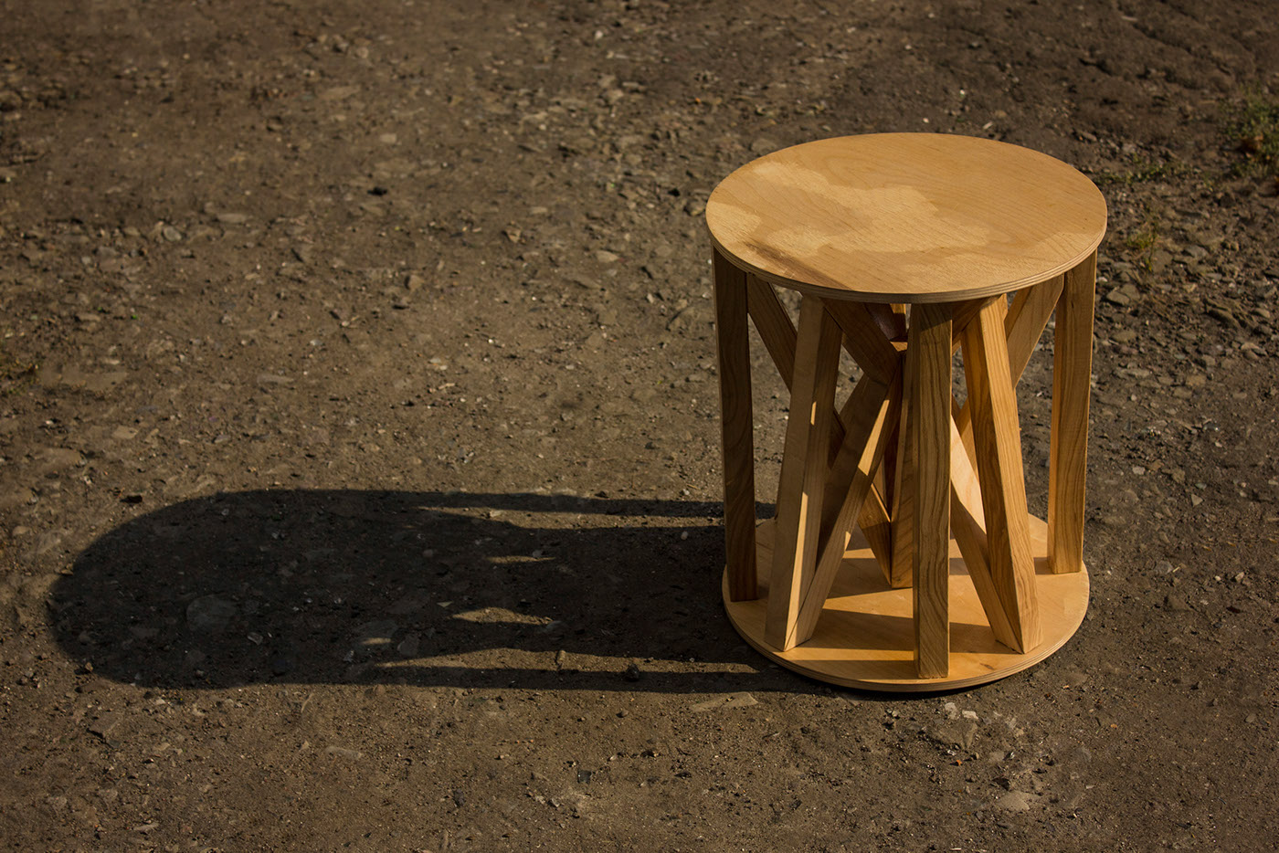stool wood jam cross chair geometric furniture