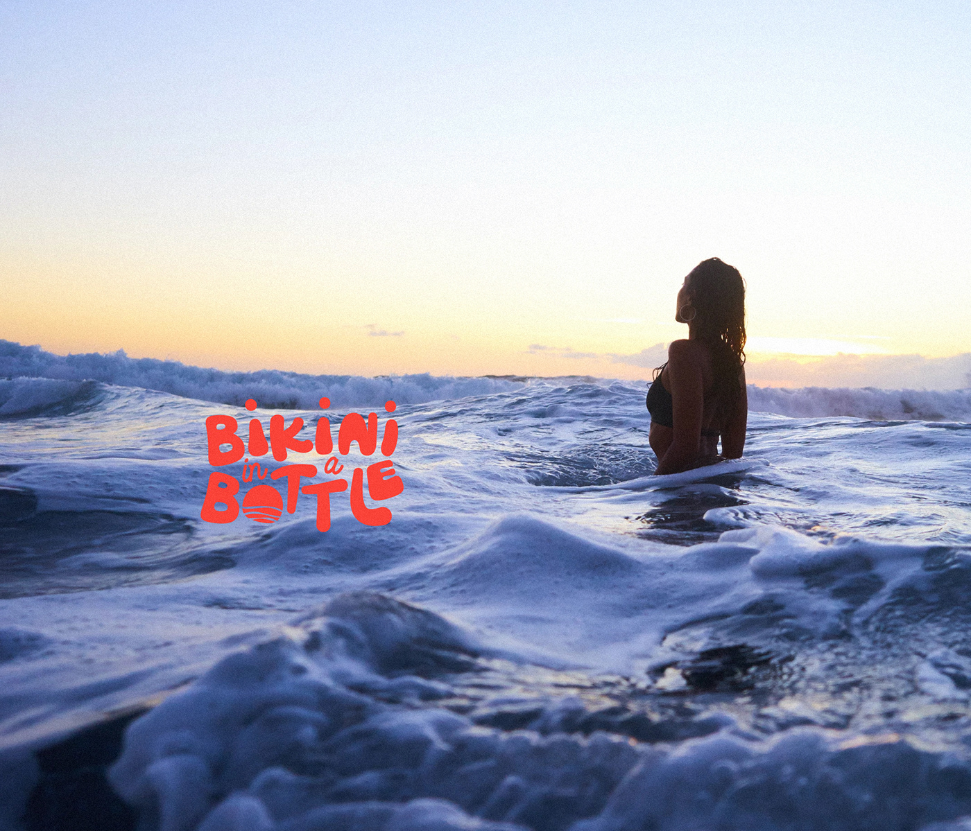 bali beach bikini branding  Logo Design summer swimsuit swimwear Tropical visual identity