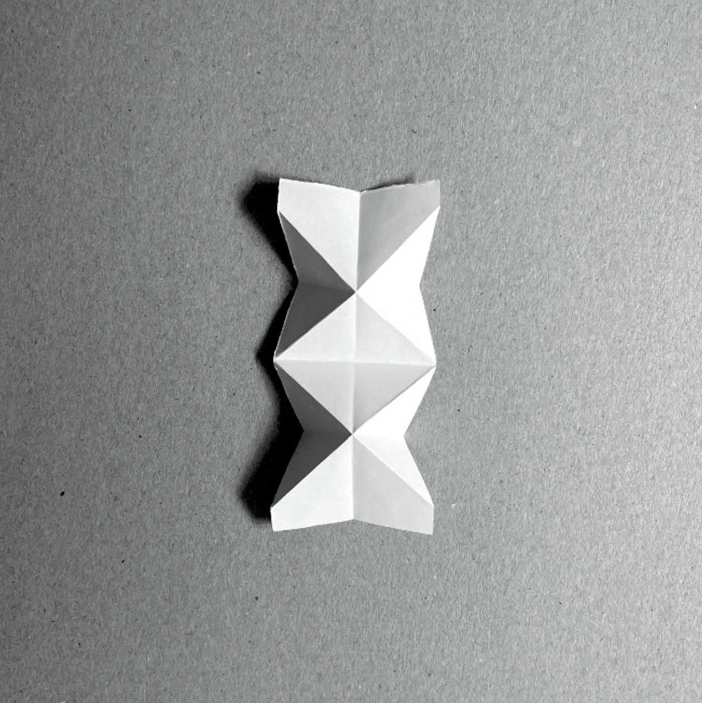 black and white folding Oragami paper texture