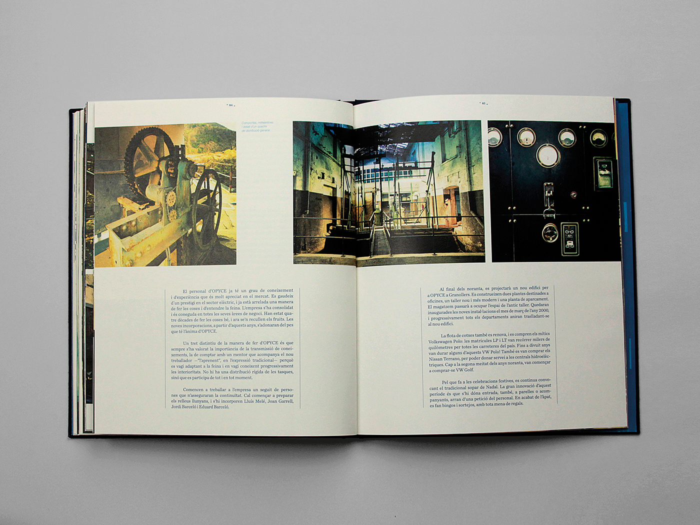 company editorial brand anniversary electric history book design energy