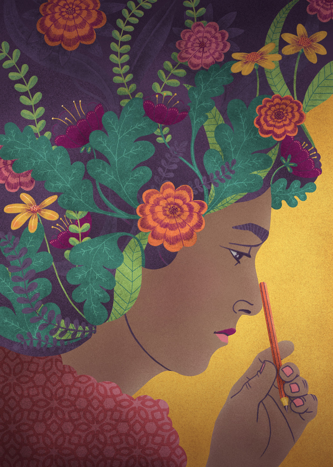 writing  growing cover illustration profile Flowers