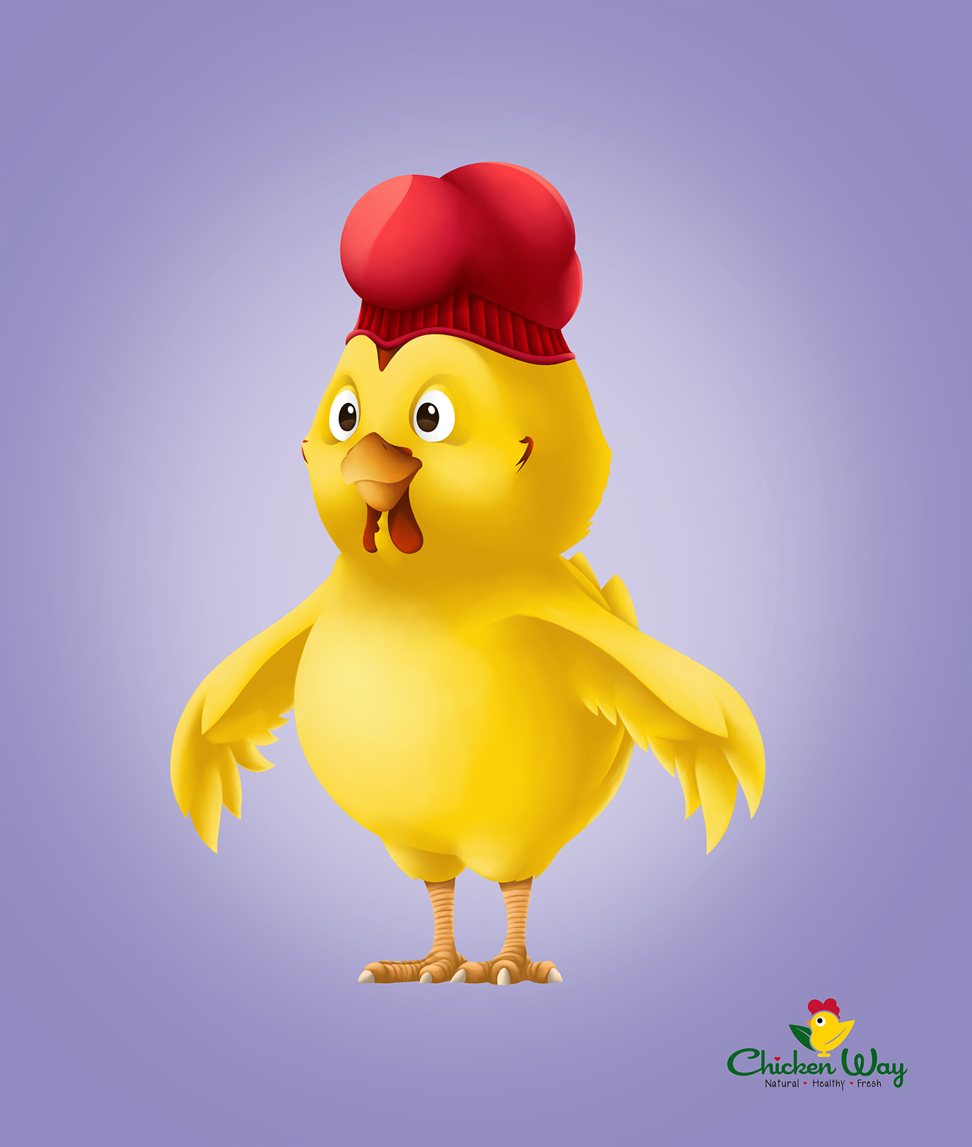 CW chicken  chicken wilson caceres pollo colombia diseño Mascota Character personaje amarillo animal brand logo united states