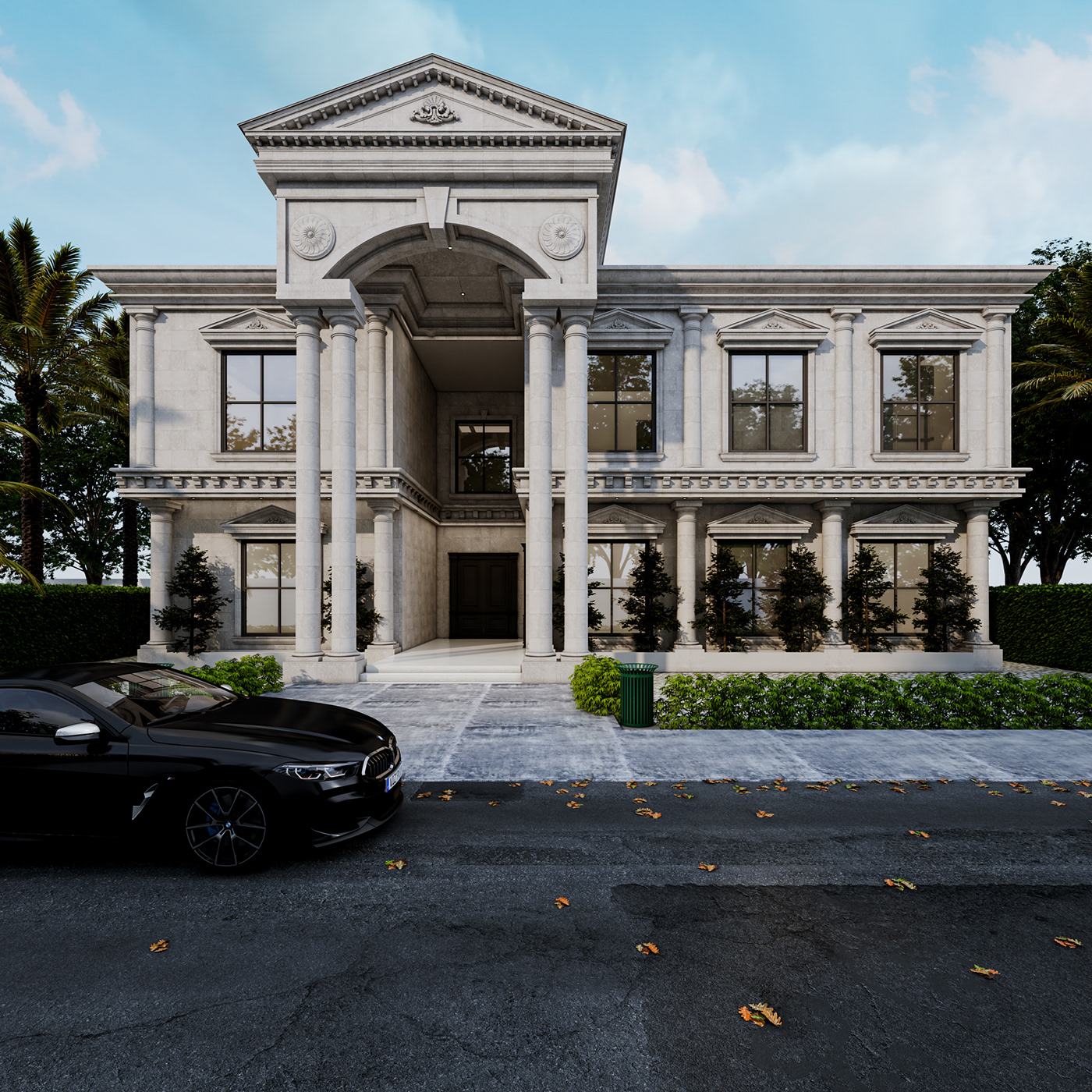 3d modeling 3dmax architecture architecture design classical architecture classical design Virtual reality vr