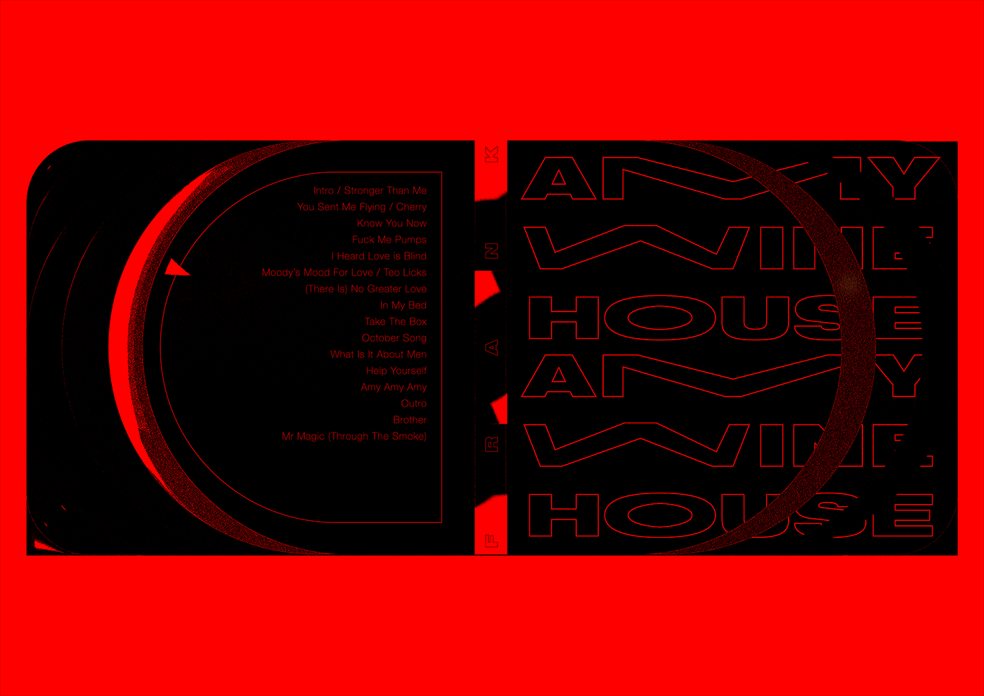 design AmyWinehouse Album Albumdesign graphic artwork editorial editorialdesign