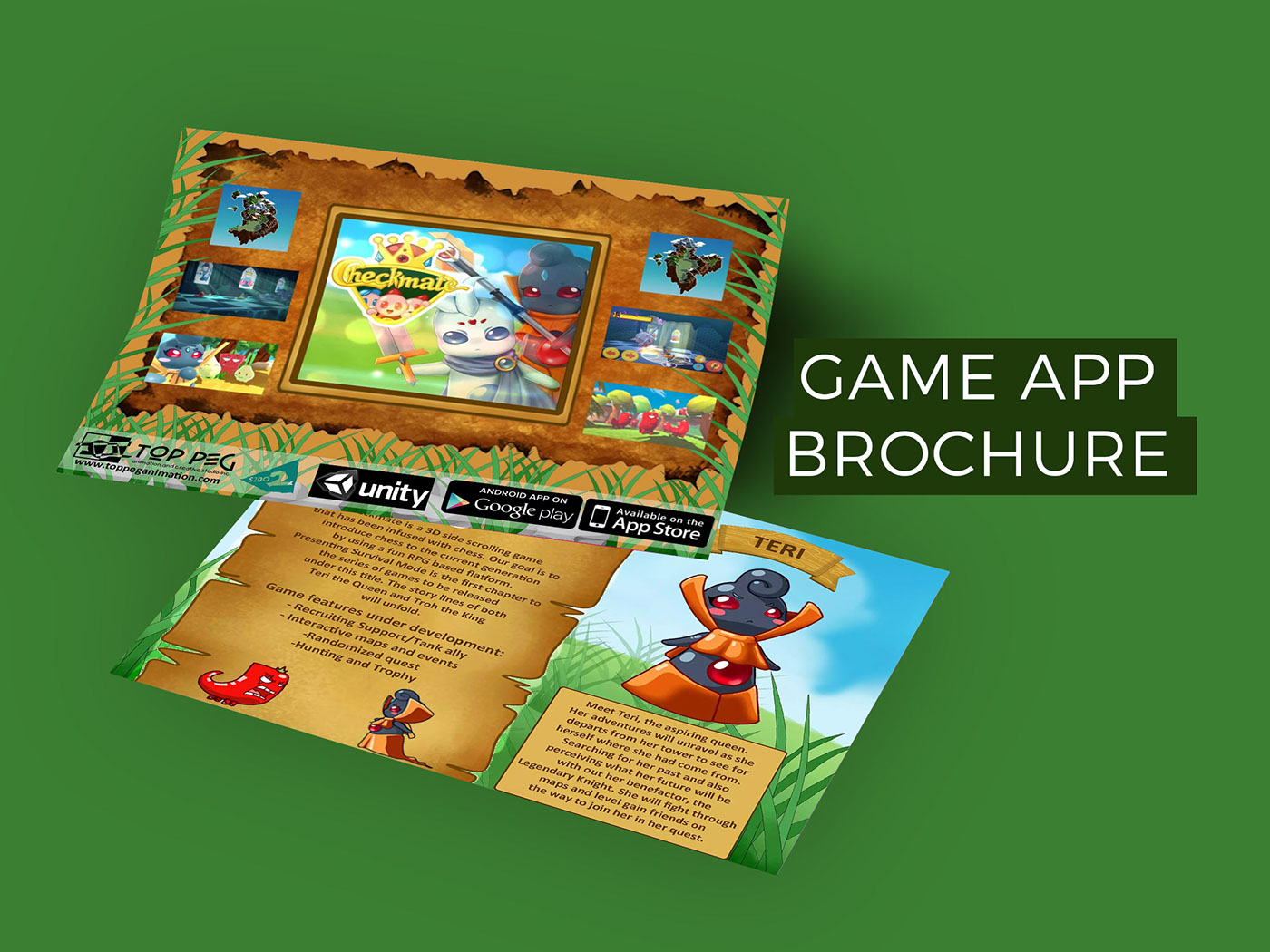 Game App brochure flyer game flyer Game Brochure App Flyer APP Brochure graphic design  print android app flyer