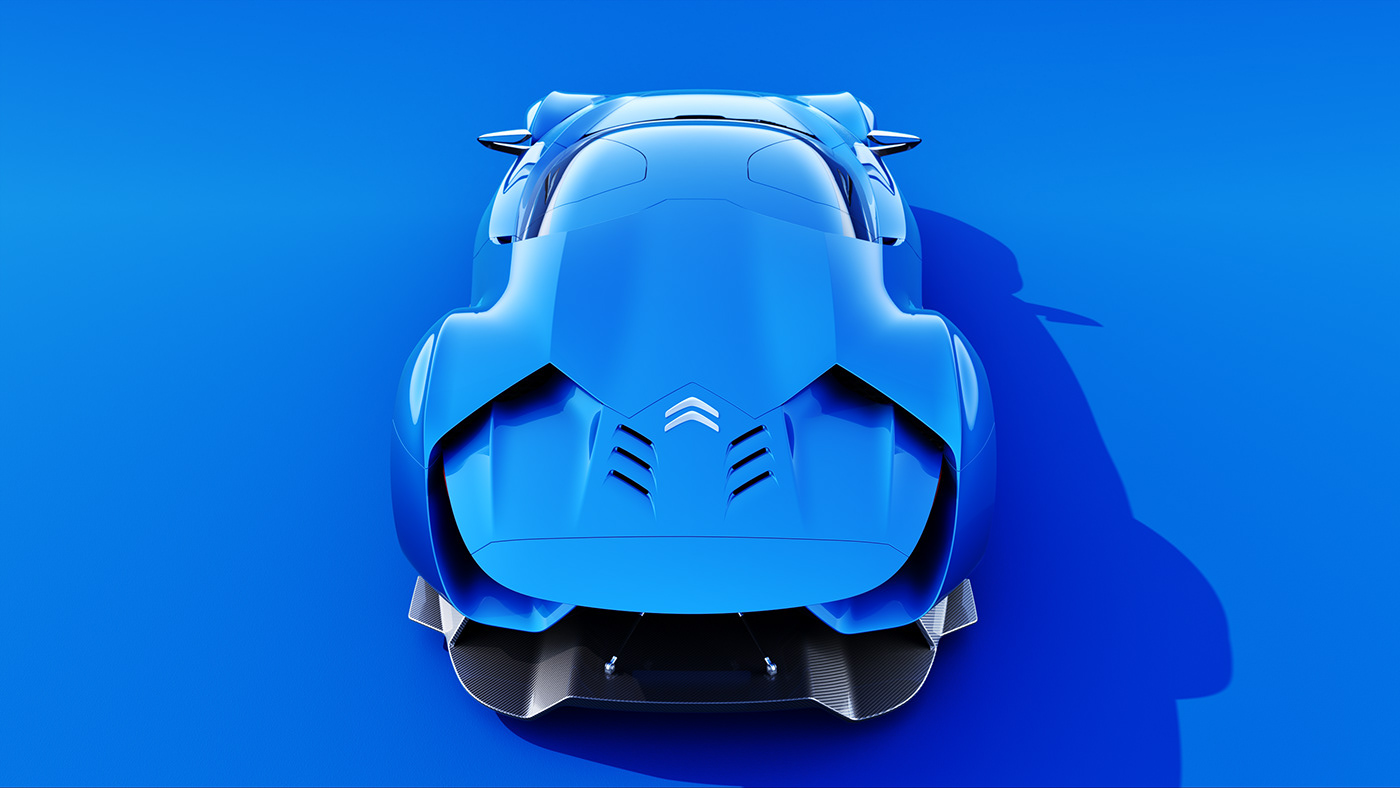 visualization automotive   Unreal Engine Render 3D CGI citroen granturismo car