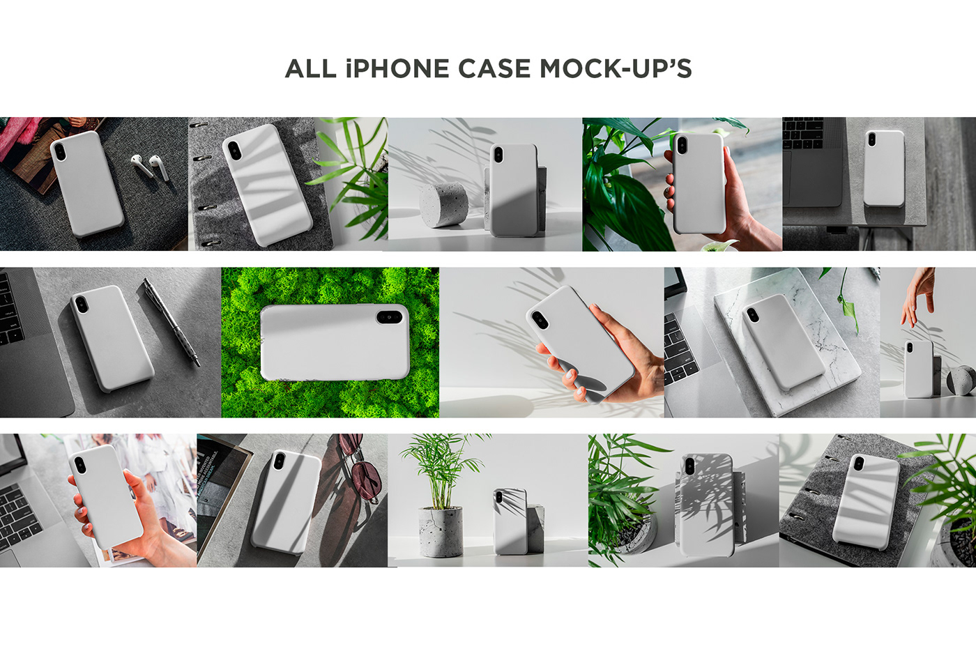 Mockup mock-up design workspace iphone case print templates smart-object