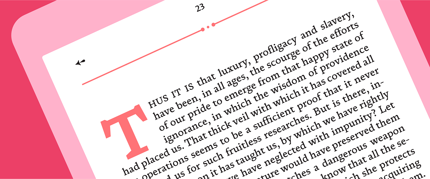 Typeface serif sans editorial symbols borders textures Humanist