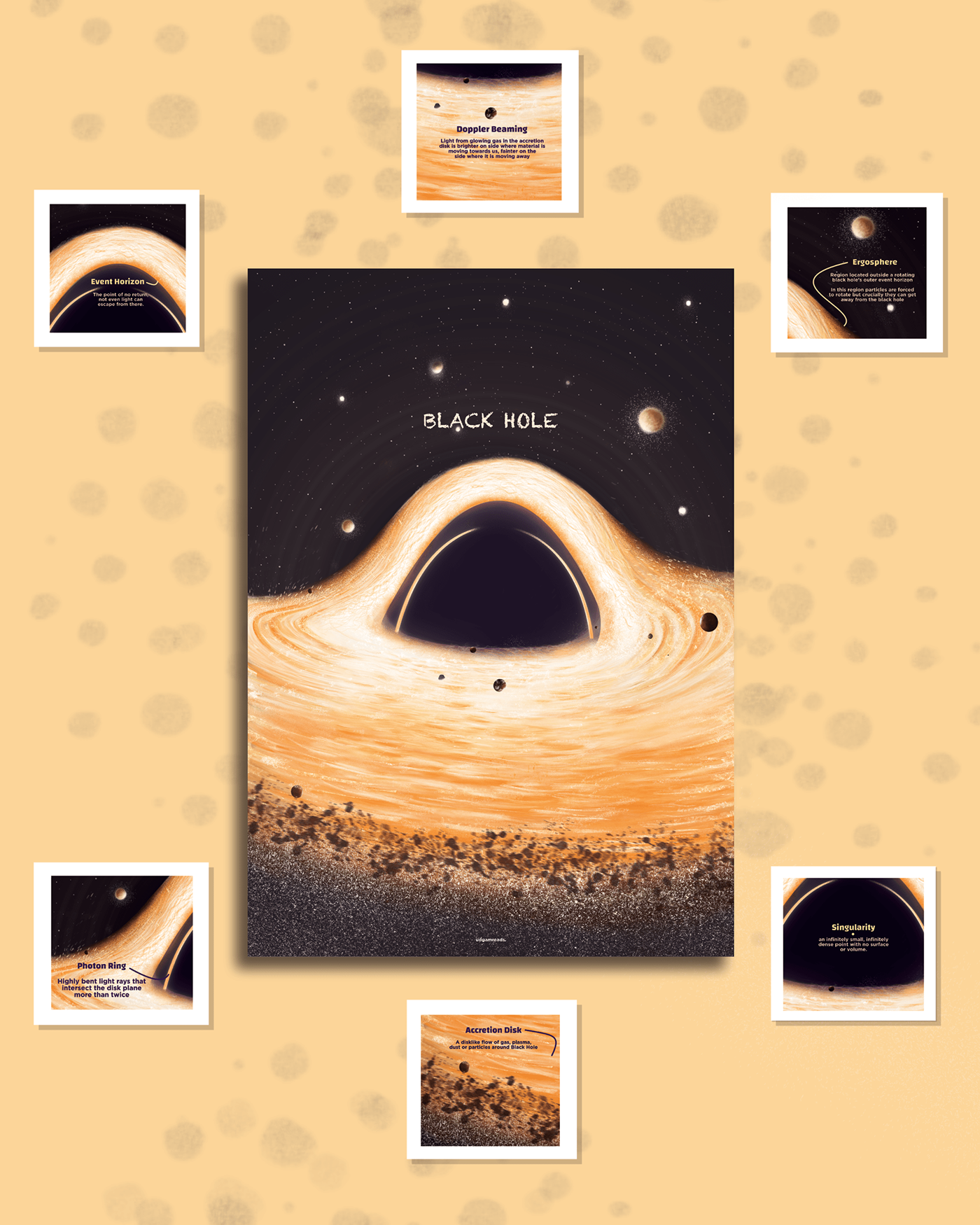astronomy blackhole einstein poster posterdesign science Space  StephenHawking universe wallposter