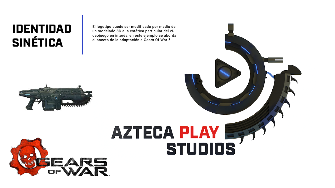 aztecaesports branding  csgo esports Gaming gearsofwar logo productionhouse tv tvazteca