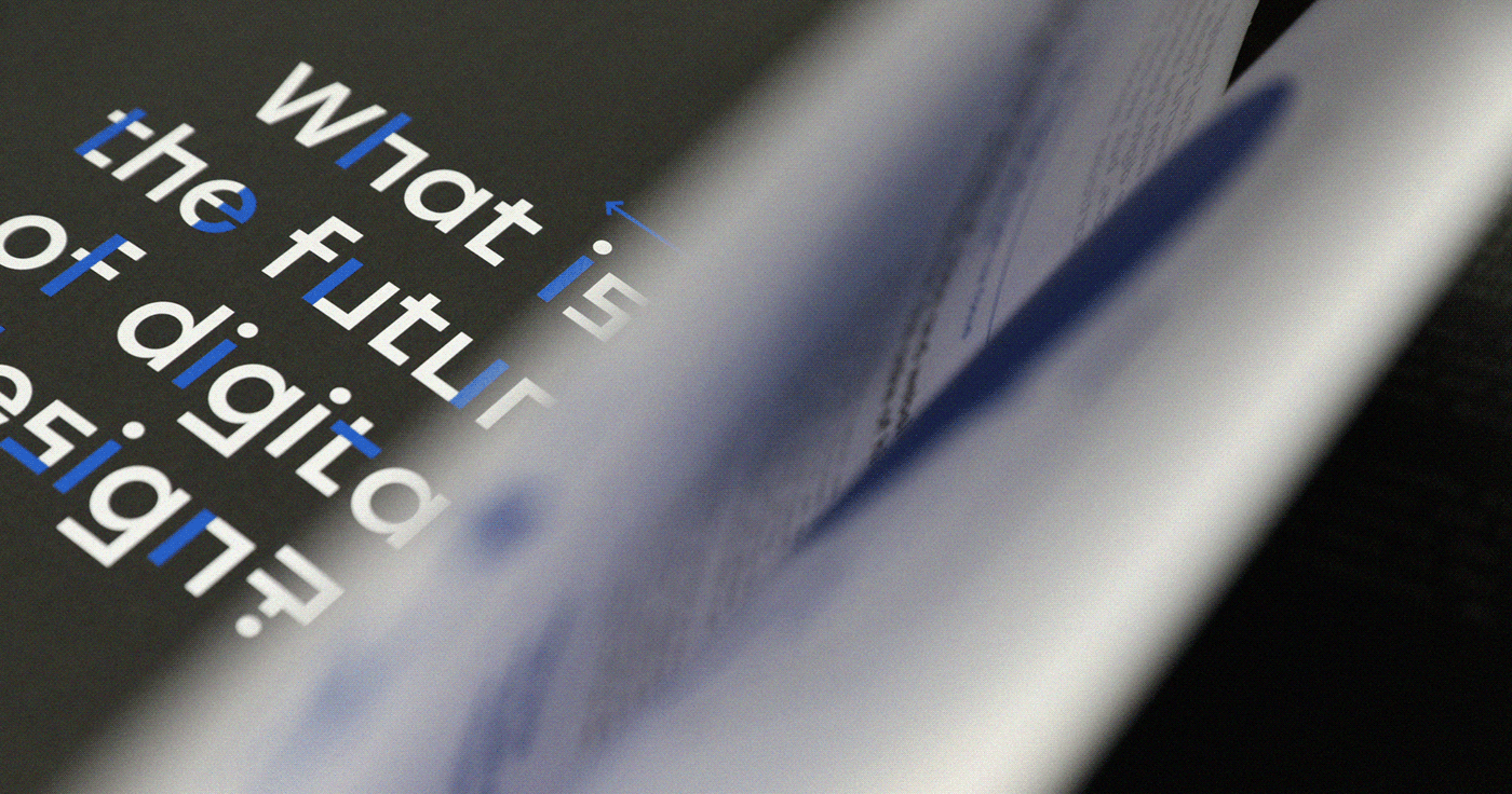 art blue book conceptual design digital disruptive modern print publishing  