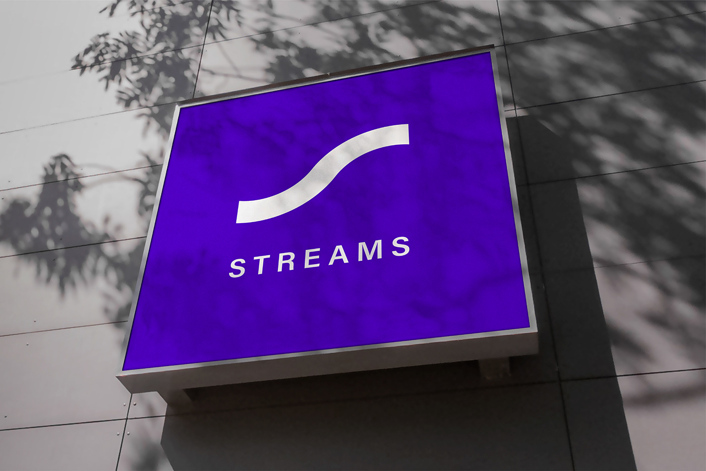 Logo signage Streams