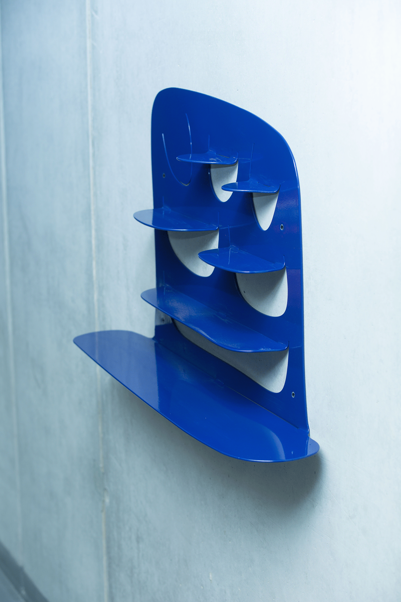 art bend bending Character industrial design  metal Shelf shelf design Shelve storage