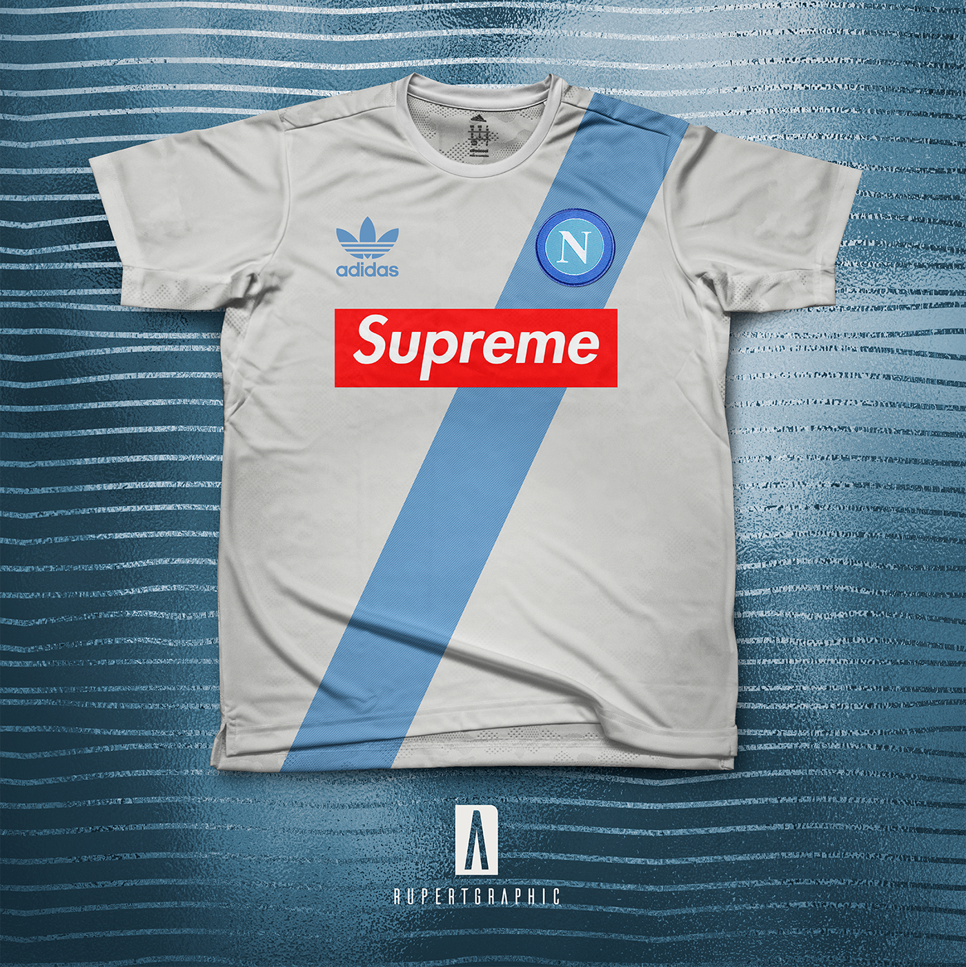 NAPOLI Street Soccer soccer football shirt concept kit supreme adidas