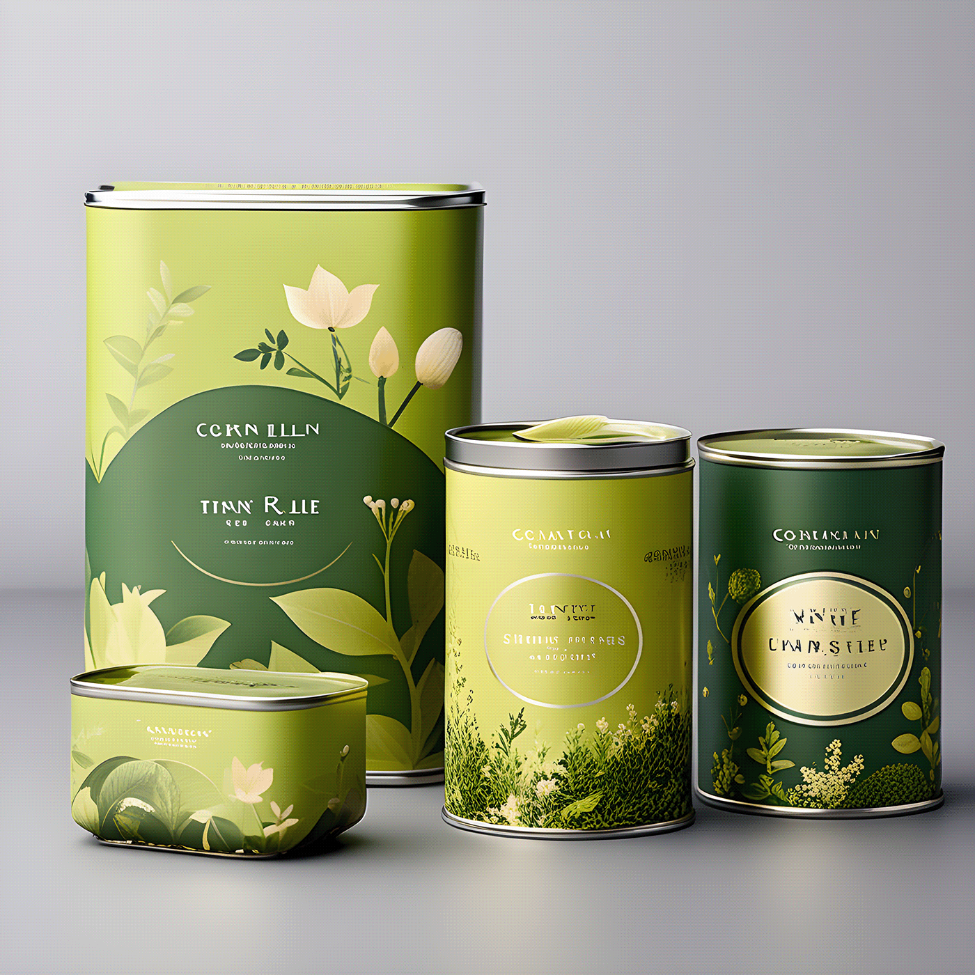 tea Packaging design brand identity branding  ai artificial intelligence midjourney Digital Art  box