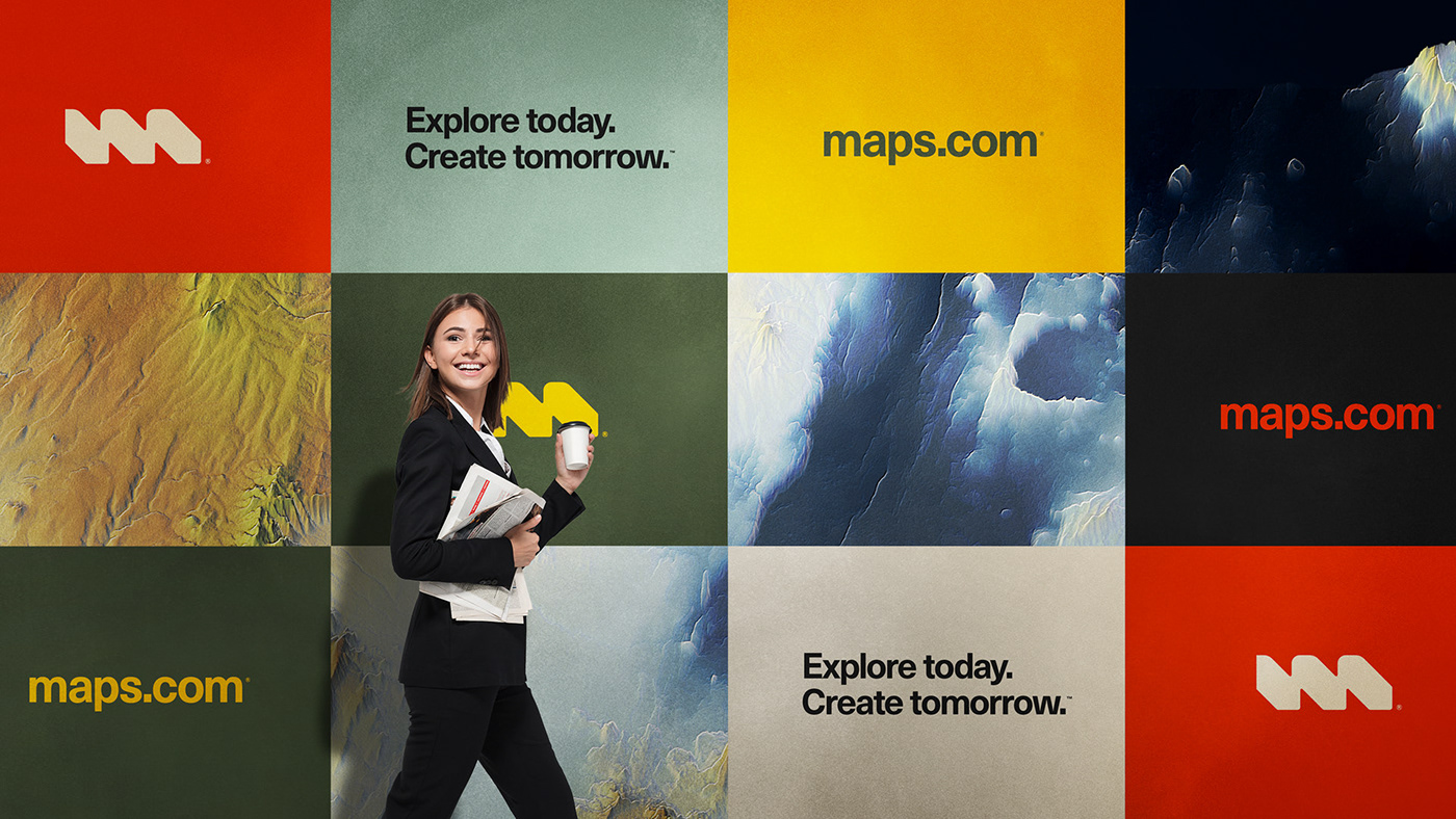 logo identity brand maps Mapping cartography Website