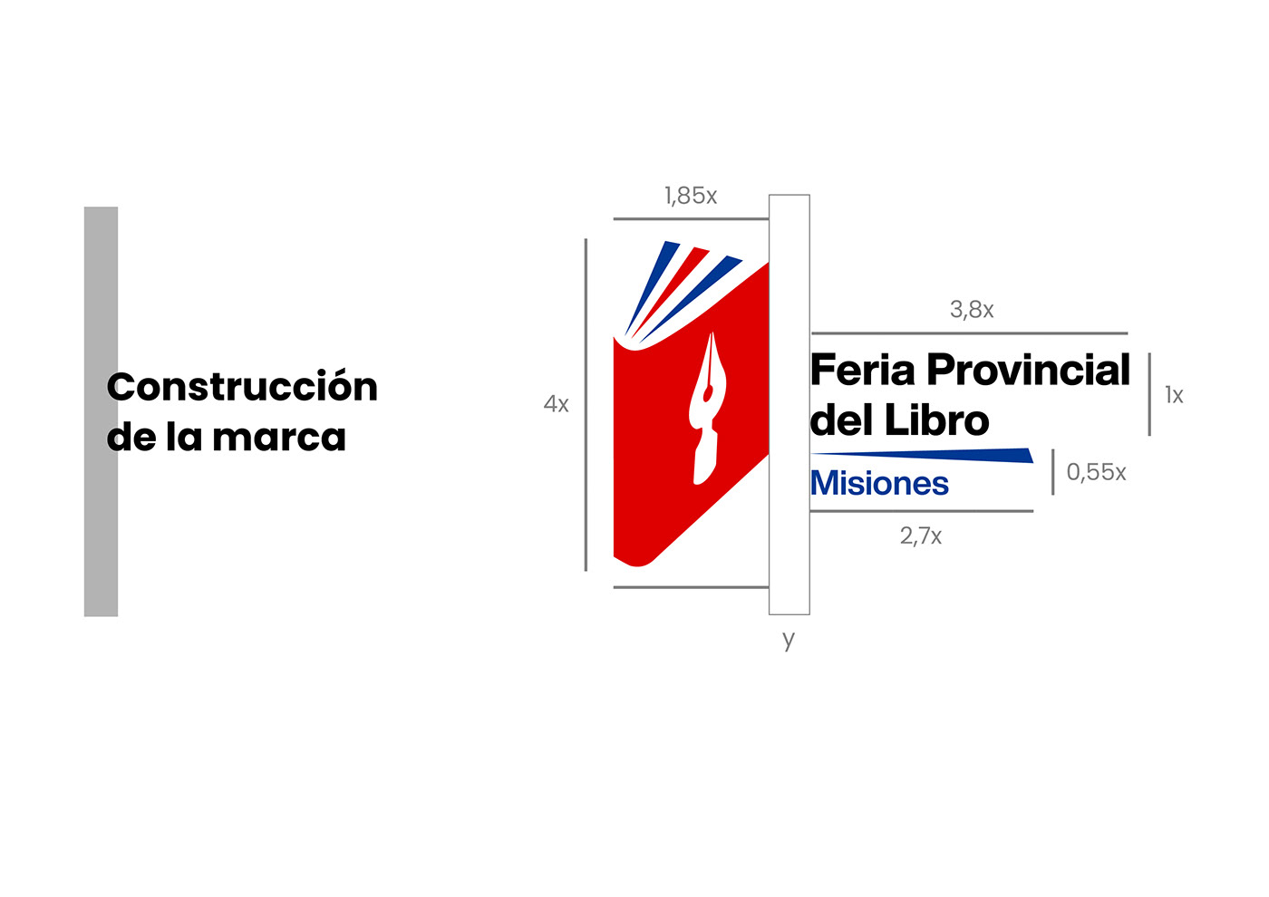 aplicaciones feria identidad visual libro logo Manual de Marca marca normalización simbolo visual identity