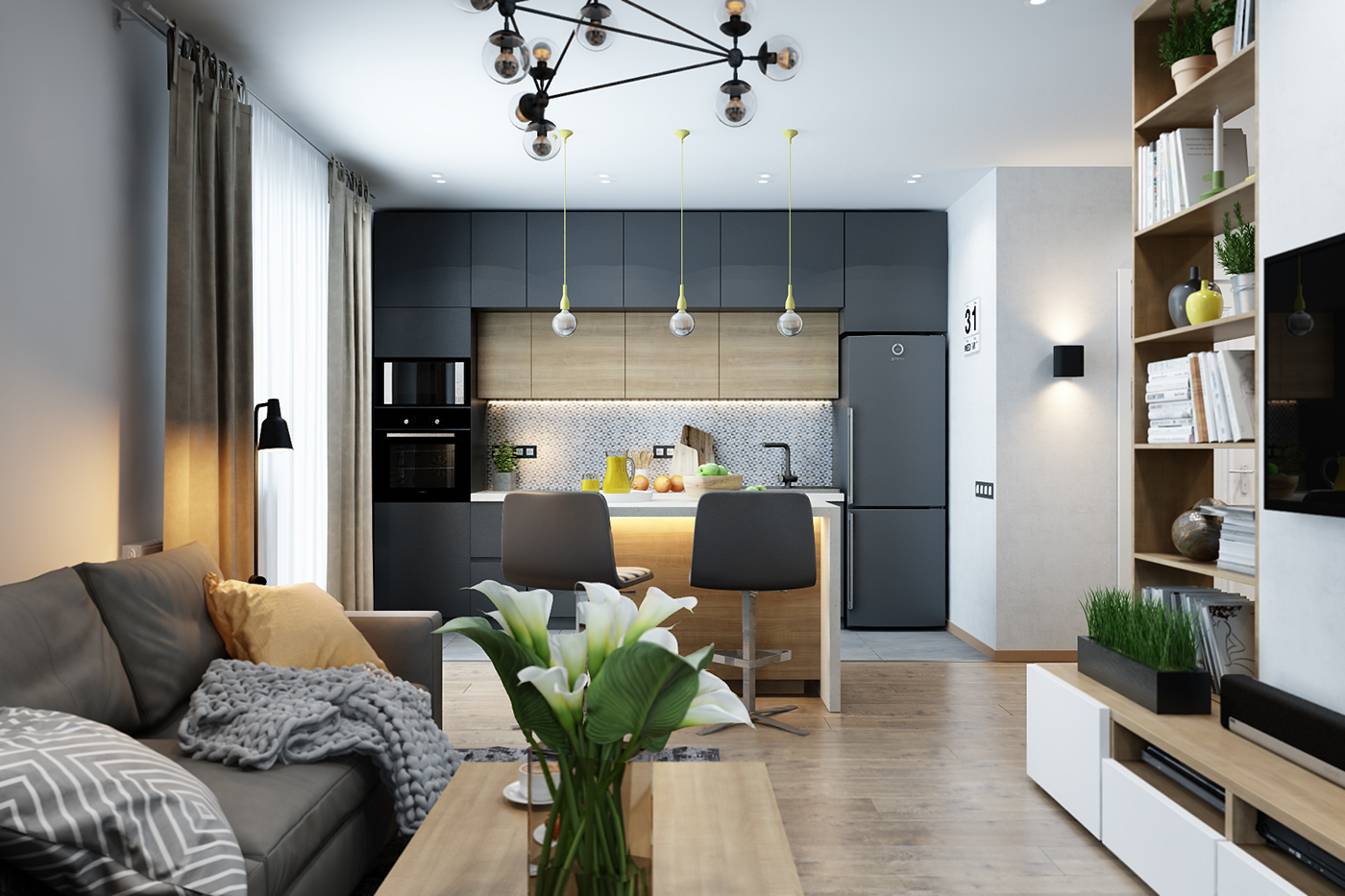 design interor design Interior architecture appartment colour studio Project