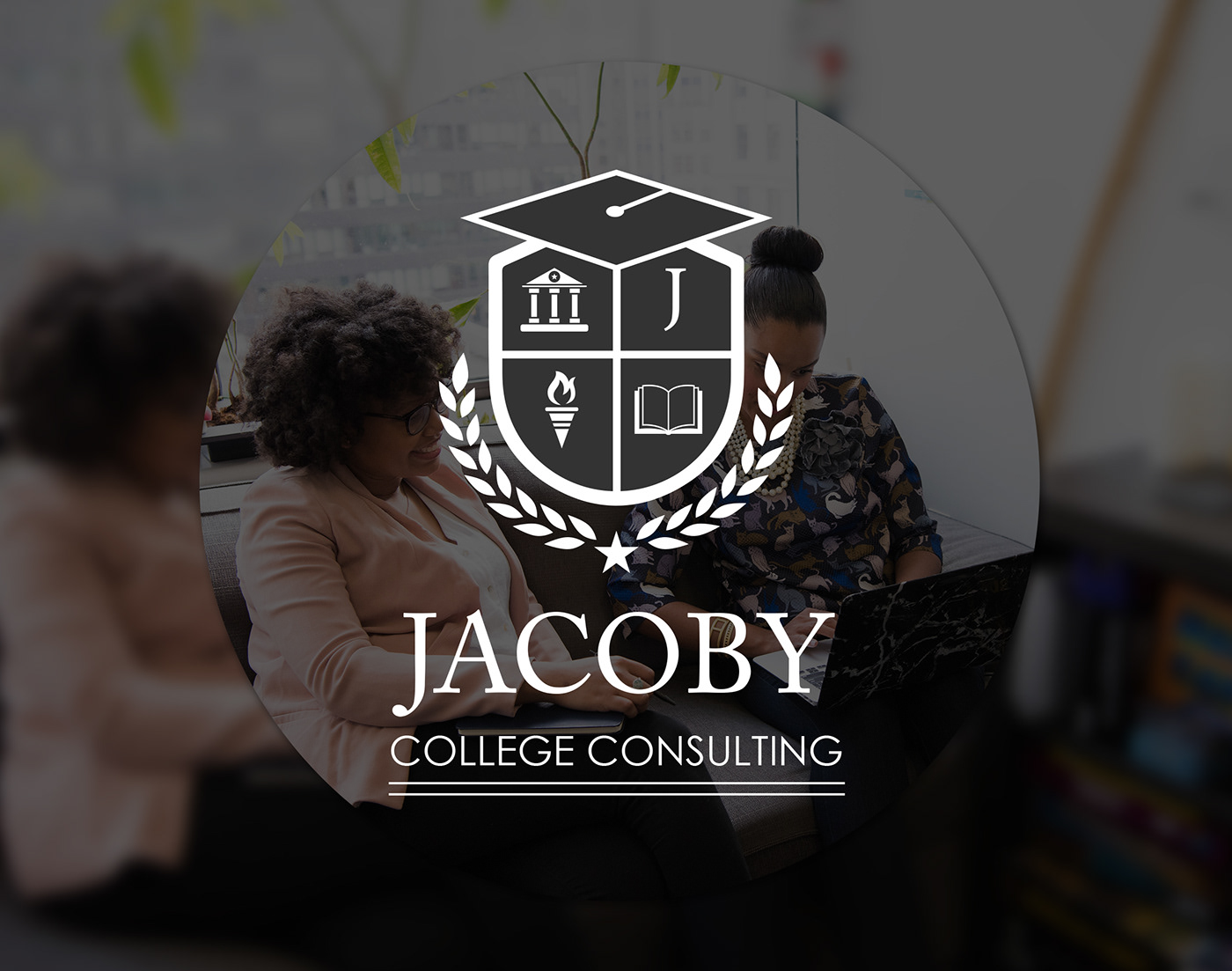 branding  college Consulting logo