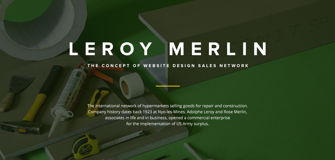 Leroy Merlin concept store catalog