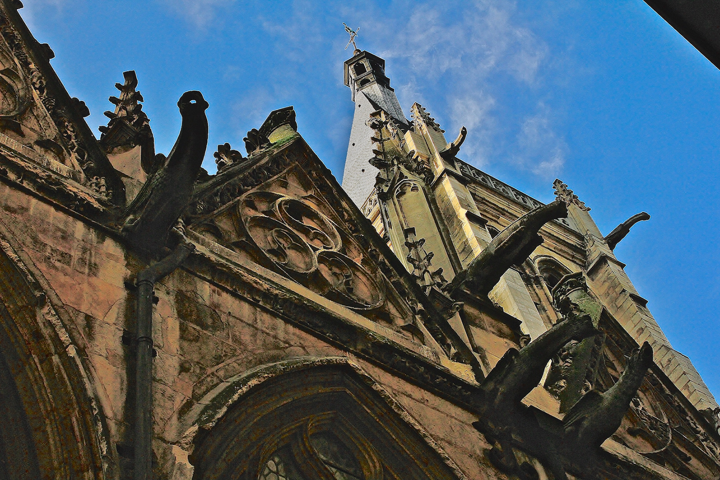 Paris Saint-Julien le Pauvre Saint-Séverin Saint-Germain de Prés Saint-Merry SAINT-GERMAIN L'AUXERROIS churches architecture