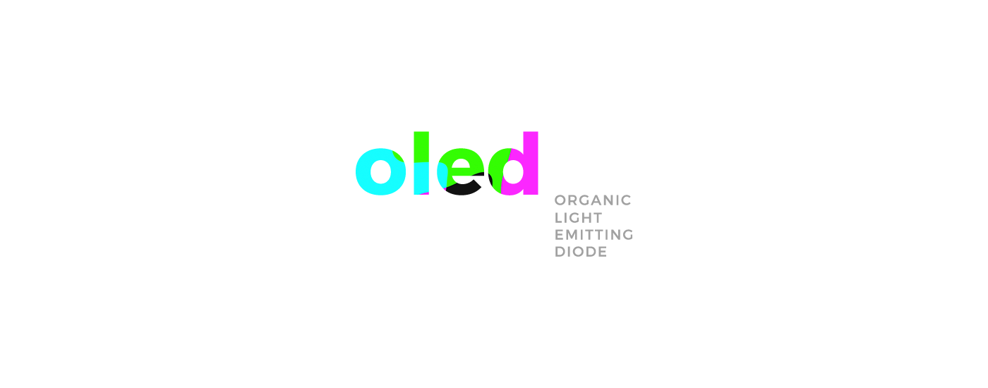 tv OLED color mire brand branding  Logotype logo
